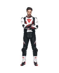 MONO DAINESE LAGUNA SECA 5 DIVISIBLE NEW BLACK/WHITE/RED LAVA | 2 Piezas de moto | %brands%