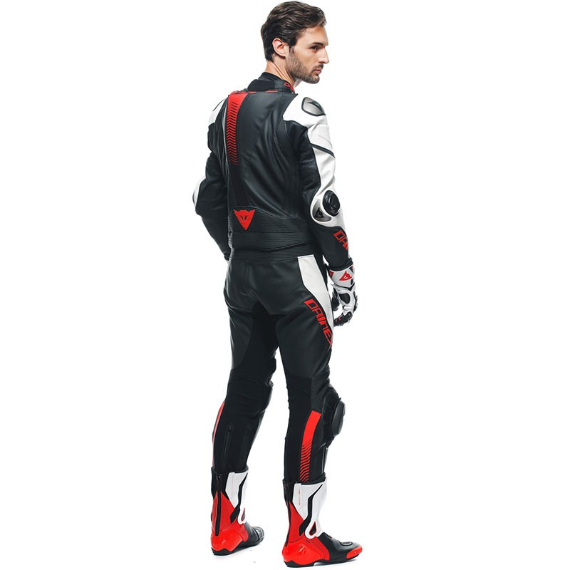 MONO DAINESE LAGUNA SECA 5 DIVISIBLE NEW BLACK/WHITE/RED LAVA | 2 Piezas de moto | %brands%
