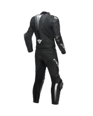 MONO DAINESE LAGUNA SECA 5 DIVISIBLE BLACK/WHITE TALLAS ESPECIALES | 2 Piezas de moto | %brands%