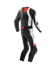 MONO DAINESE LAGUNA SECA 6 PROFESIONAL PERFORADO NEW BLACK/WHITE/RED-FLUO | 1 Pieza de moto | %brands%