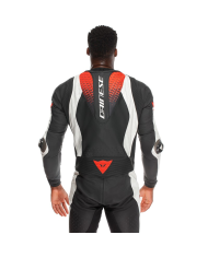 MONO DAINESE LAGUNA SECA 6 PROFESIONAL PERFORADO NEW BLACK/WHITE/RED-FLUO | 1 Pieza de moto | %brands%