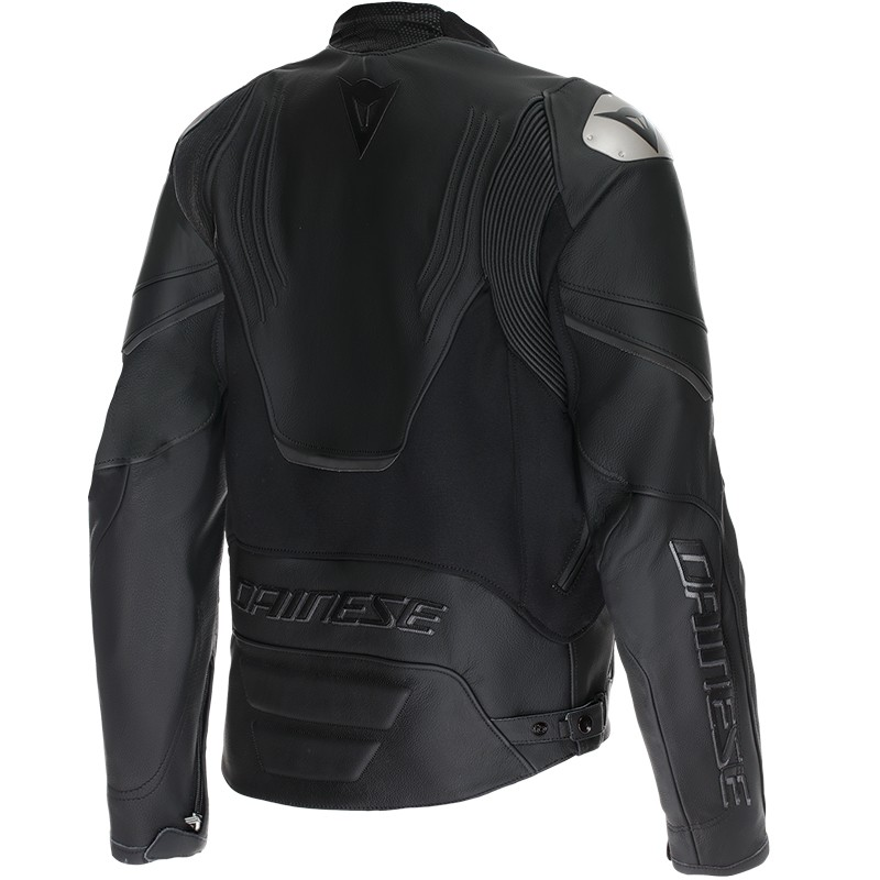 CHAQUETA DAINESE RACING 5 BLACK/BLACK TALLAS ESPECIALES | Cuero de moto | %brands%
