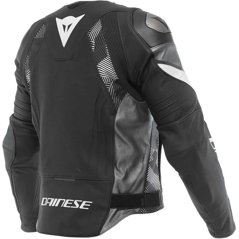 CHAQUETA DAINESE AVRO 5 LEATHER JACKET NEW BLACK/WHITE/ANTHRACITE | Cuero de moto | %brands%