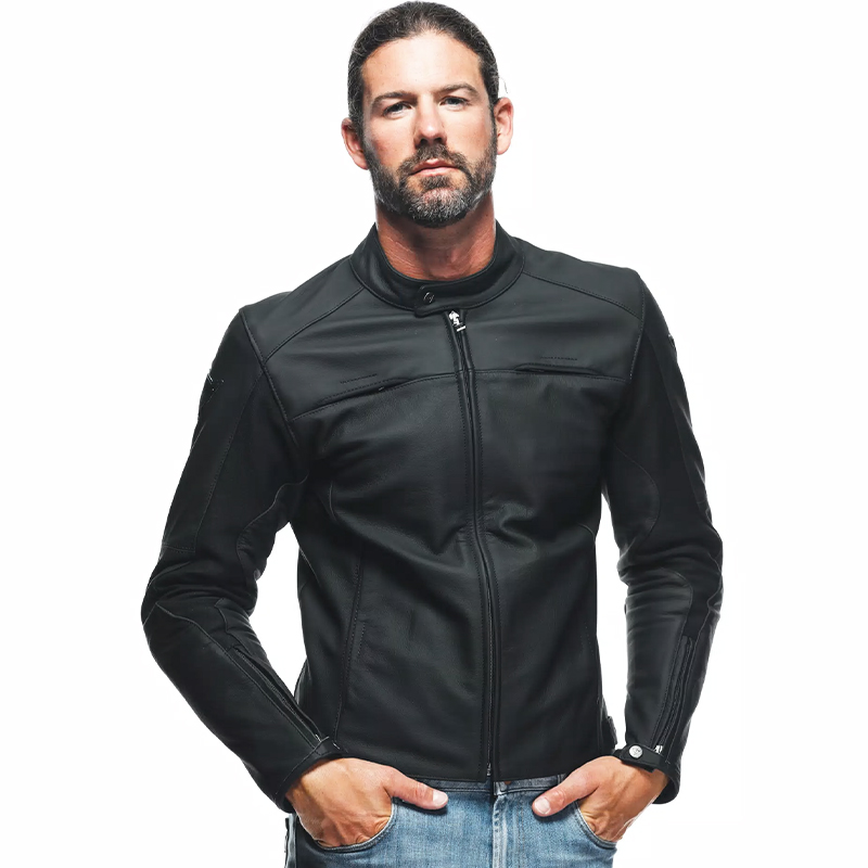 CHAQUETA DAINESE RAZON 2 NEW BLACK | Cuero de moto | %brands%
