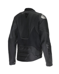 CHAQUETA DAINESE RACING 5 PERFORADA NEW BLACK/BLACK | Cuero de moto | %brands%