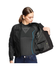 CHAQUETA DAINESE RACING 5 LADY NEW BLACK/BLACK | Cuero de moto | %brands%