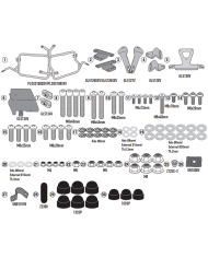 KIT DE FIJACION MALETAS LATERALES GIVI PLOS5108CAM BMW R 1200/1250 GS | Fijaciones Maletas de moto | %brands%