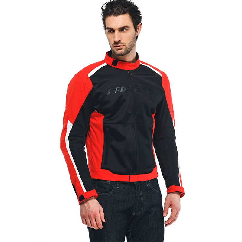 CHAQUETA DAINESE HYDRAFLUX 2 AIR D-DRY NEW BLACK/LAVA-RED | Verano de moto | %brands%