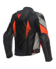 CHAQUETA DAINESE SUPER RIDER 2 ABSOLUTESHELL NEW BLACK/GRAY/FLUO RED | Cuero de moto | %brands%