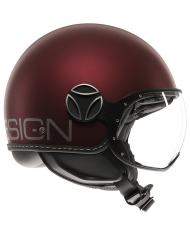 CASCO MOMO DESIGN FGTR EVO NEW MATT AMARENA/SILVER | Cascos Jet de moto | %brands%