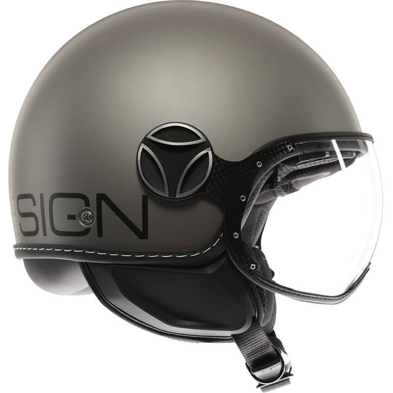 CASCO MOMO DESIGN FGTR EVO NEW MATT TITANIUM FROST/BLACK | Cascos Jet de moto | %brands%