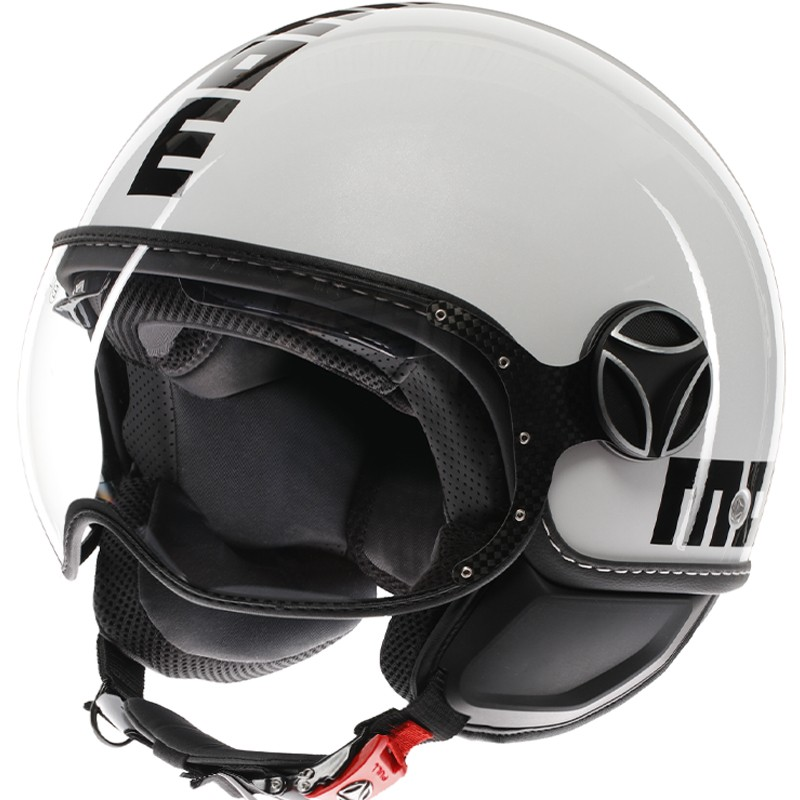 CASCO MOMO DESIGN FGTR EVO NEW WHITE QUARZ/BLACK | Cascos Jet de moto | %brands%