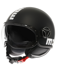 CASCO MOMO DESIGN FGTR EVO MATT BLACK/WHITE | Momo design de moto | %brands%