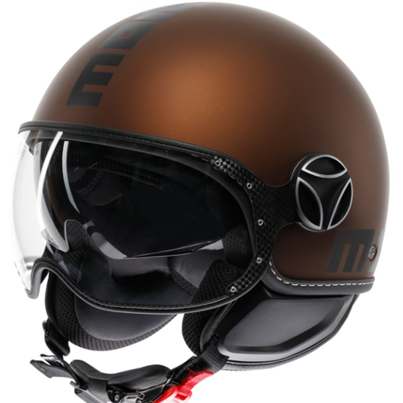 CASCO MOMO DESIGN FGTR EVO MATT NEW ESPRESSO/BLACK | Momo design de moto | %brands%