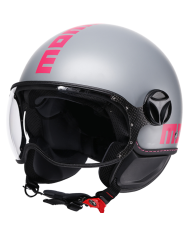 CASCO MOMO DESIGN FGTR CLASSIC NEW FLIP BLUE/FUCSIA | Cascos Jet de moto | %brands%