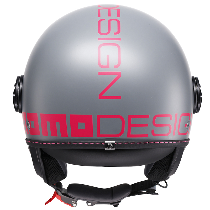 CASCO MOMO DESIGN FGTR CLASSIC NEW FLUO MATT GREY/FUCSIA | Cascos Jet de moto | %brands%
