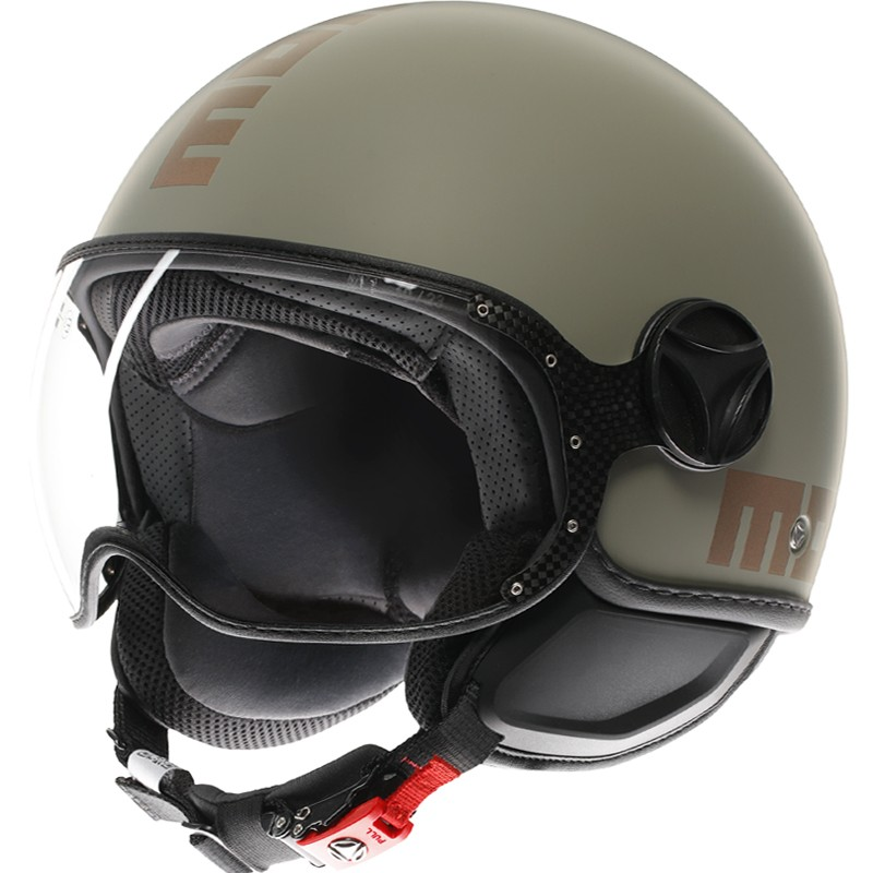 CASCO MOMO DESIGN FGTR CLASSIC NEW FLIP MATT GREEN/BRONZE | Cascos Jet de moto | %brands%