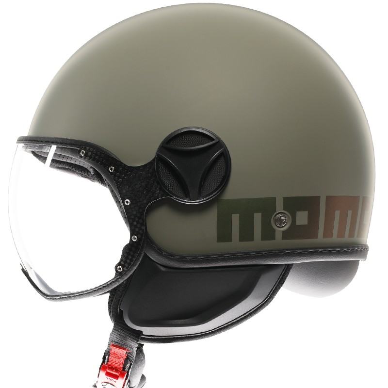 CASCO MOMO DESIGN FGTR CLASSIC NEW FLIP MATT GREEN/BRONZE | Cascos Jet de moto | %brands%