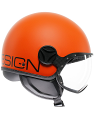 CASCO MOMO DESIGN FGTR CLASSIC NEW MATT ORANGE/BLACK | Cascos Jet de moto | %brands%