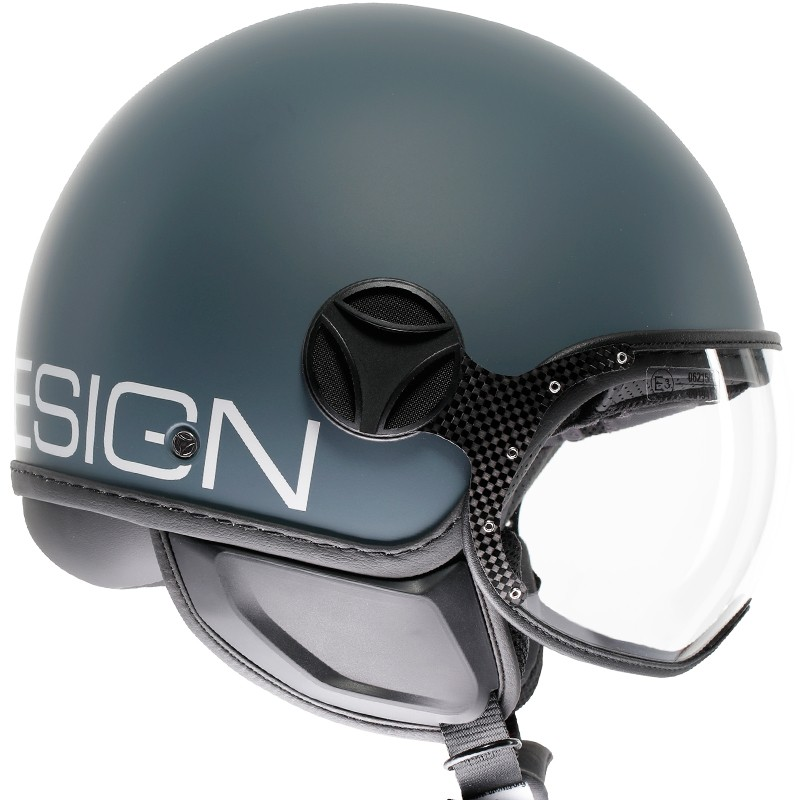 CASCO MOMO DESIGN FGTR CLASSIC NEW CANDY MATT OTTANIO GREY/WHITE | Cascos Jet de moto | %brands%