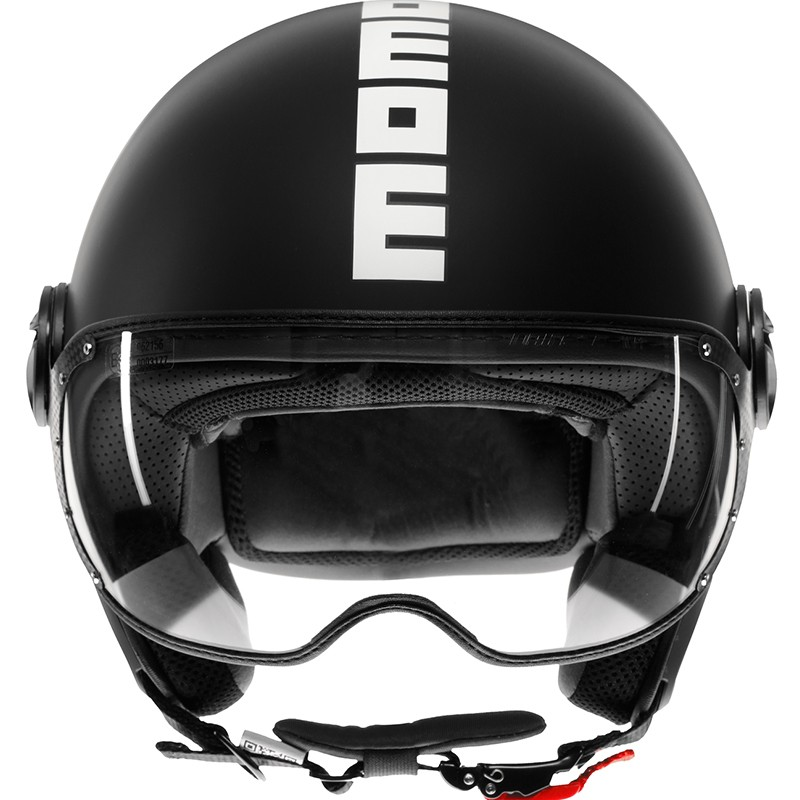 CASCO MOMO DESIGN FGTR CLASSIC NEW MATT BLACK/WHITE | Cascos Jet de moto | %brands%