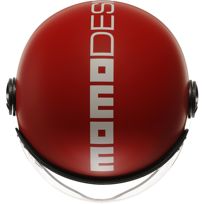 CASCO MOMO DESIGN FGTR CLASSIC NEW CANDY MATT RED/WHITE | Cascos Jet de moto | %brands%