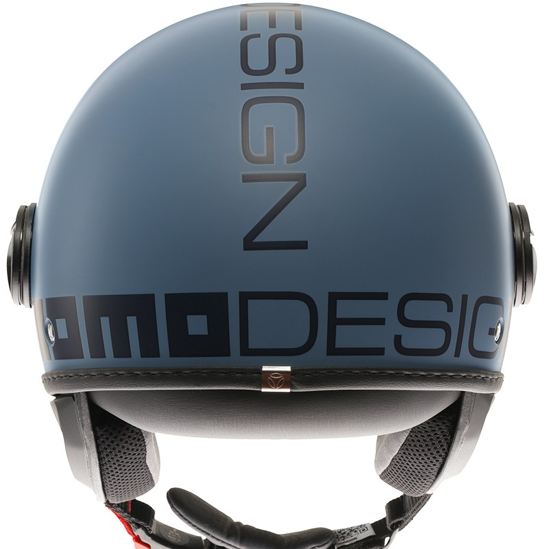 CASCO MOMO DESIGN FGTR CLASSIC NEW MATT DUSTY BLUE/BLUE | Cascos Jet de moto | %brands%
