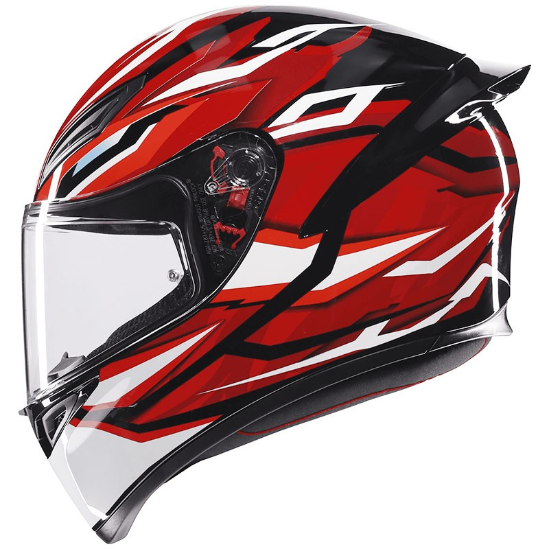 CASCO AGV K1 S LION NEW BLACK/RED/WHITE | Cascos Integrales de moto | %brands%