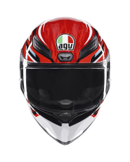 CASCO AGV K1 S LION NEW BLACK/RED/WHITE | Cascos Integrales de moto | %brands%