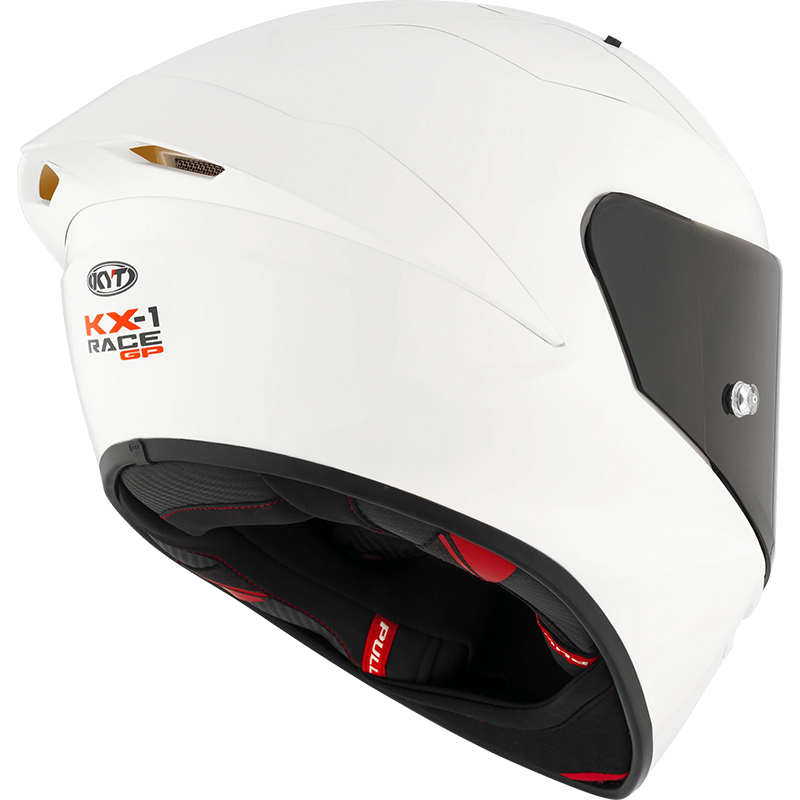 CASCO KYT KX-1 RACE GP PLAIN WHITE | Cascos Integrales de moto | %brands%