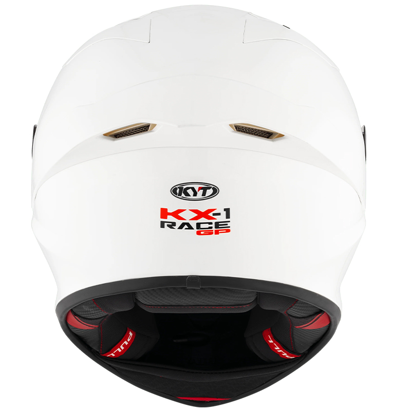 CASCO KYT KX-1 RACE GP PLAIN WHITE | Cascos Integrales de moto | %brands%