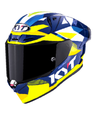 CASCO KYT R1R DIAMOND BLUE/YELLOW | Cascos Integrales de moto | %brands%