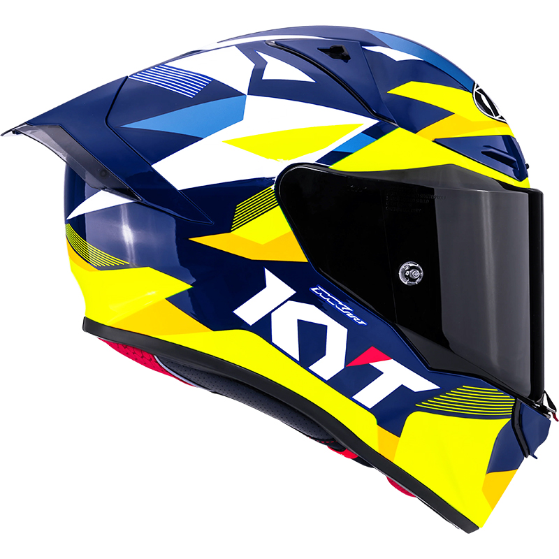 CASCO KYT R1R DIAMOND BLUE/YELLOW | Cascos Integrales de moto | %brands%