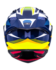 CASCO KYT R1R DIAMOND BLUE/YELLOW | Cascos Integrales de moto | %brands%