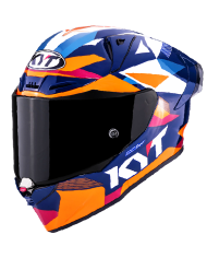 CASCO KYT R1R DIAMOND BLUE/YELLOW | Cascos Integrales de moto | %brands%