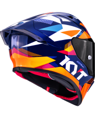 CASCO KYT R1R DIAMOND BLUE/ORANGE | Cascos Integrales de moto | %brands%