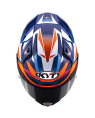 CASCO KYT R1R DIAMOND BLUE/ORANGE | Cascos Integrales de moto | %brands%