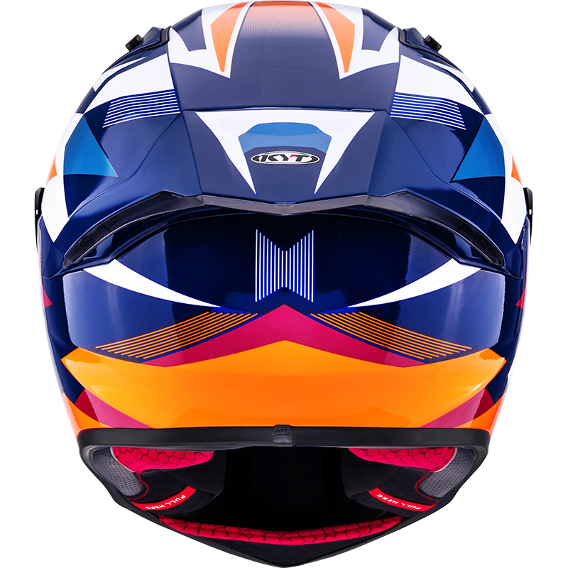 CASCO KYT R1R DIAMOND BLUE/ORANGE | Cascos Integrales de moto | %brands%