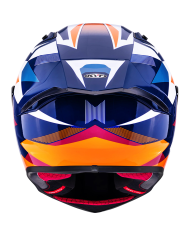 CASCO KYT R1R DIAMOND BLUE/ORANGE | Cascos Integrales de moto | %brands%