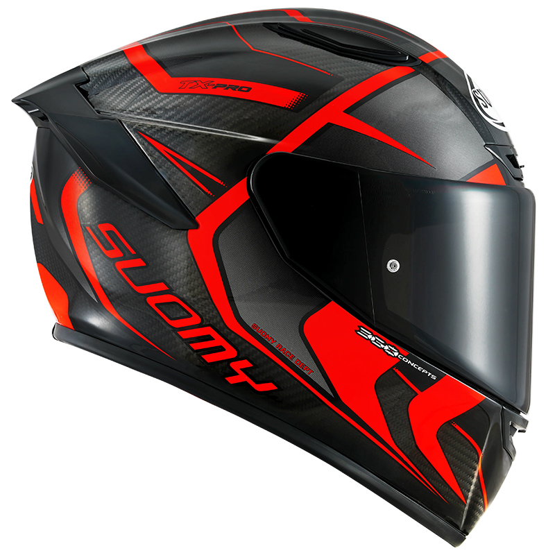 CASCO SUOMY TX-PRO ADVANCE RED FLUO | Cascos Integrales de moto | %brands%
