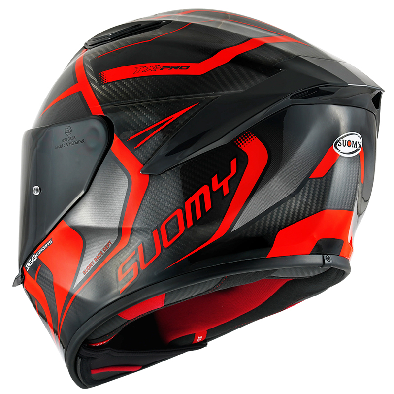 CASCO SUOMY TX-PRO ADVANCE RED FLUO | Cascos Integrales de moto | %brands%