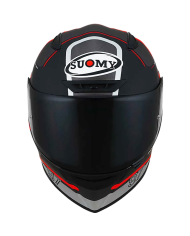 CASCO SUOMY TRACK-1 NINETY SEVEN MATT GUN METAL/RED | Cascos de moto | %brands%