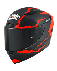 CASCO SUOMY TRACK-1 NINETY SEVEN MATT GUN METAL/RED | Cascos de moto | %brands%