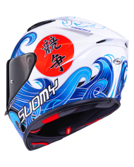 CASCO SUOMY TRACK-1 WAVES WHITE | Cascos Integrales de moto | %brands%