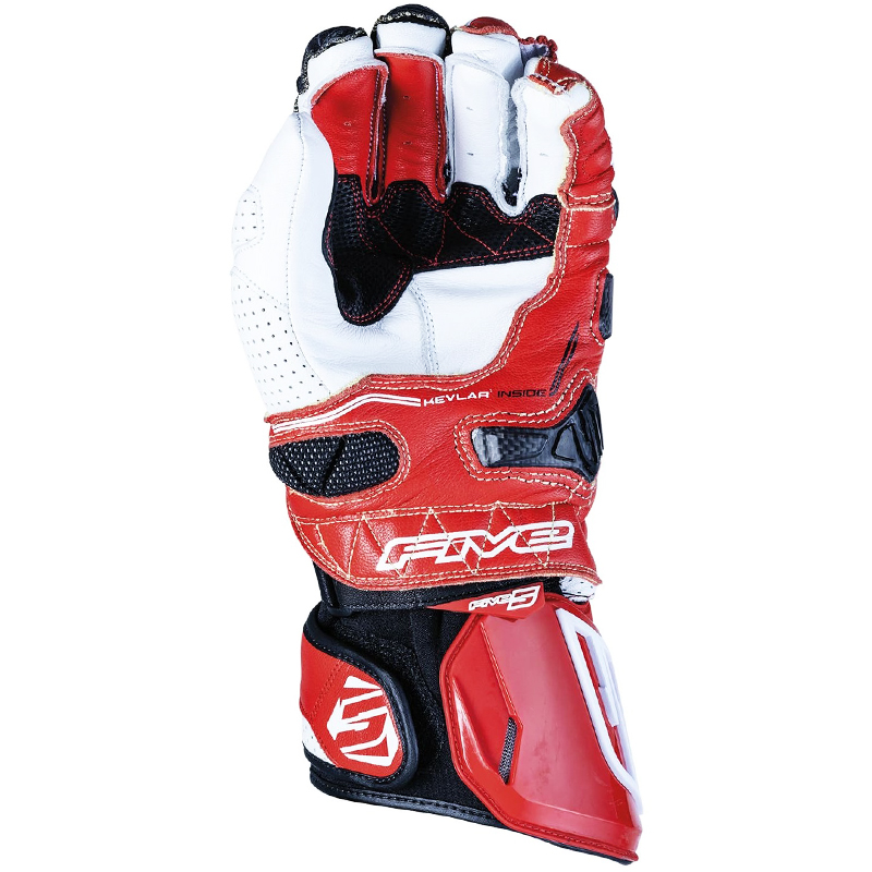 GUANTES FIVE RFX RACE V2 WHITE/RED | Sport Racing de moto | %brands%