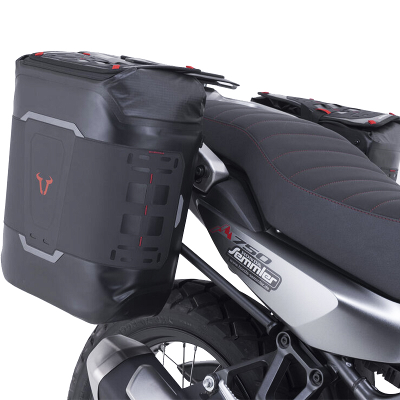 PACK DE ALFORJAS SW-MOTECH WP Y SOPORTES V-LOC HONDA TRANSALP BC.SYS.01.070.32000 | Alforjas de moto | %brands%