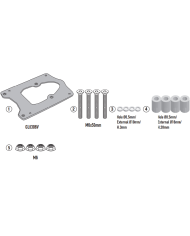 KIT DE FIJACIÓN POSTERIOR GIVI SR9266 VOGE 800 RALLY | Fijaciones Top Case de moto | %brands%