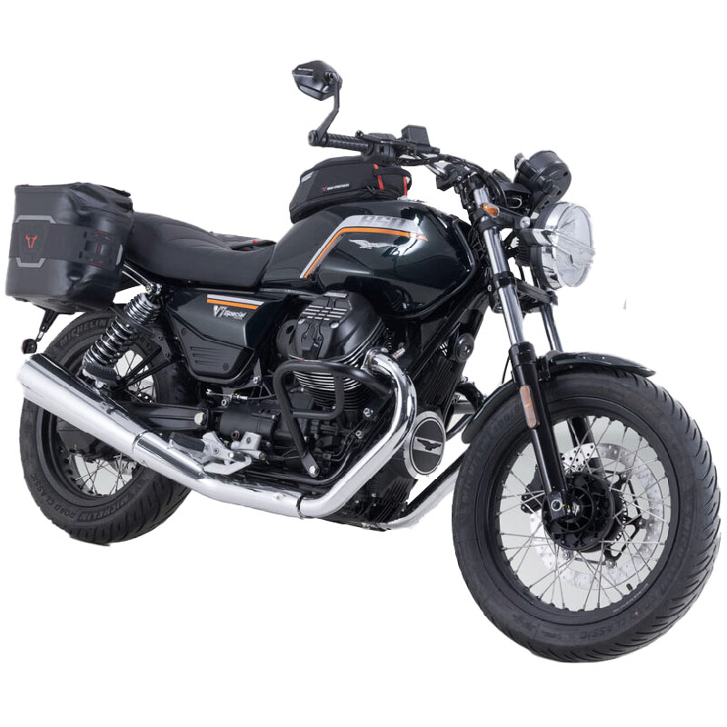 PACK DE ALFORJAS SW-MOTECH WP Y SOPORTES V-LOC MOTO GUZZI V7 BC.SYS.17.847.32000 | Alforjas de moto | %brands%
