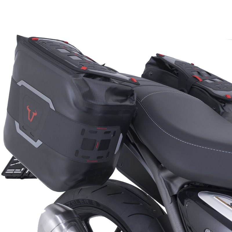 PACK DE ALFORJAS SW-MOTECH WP Y SOPORTES V-LOC TRIUMPH SCRAMBLER 400 BC.SYS.11.616.32000 | Alforjas de moto | %brands%