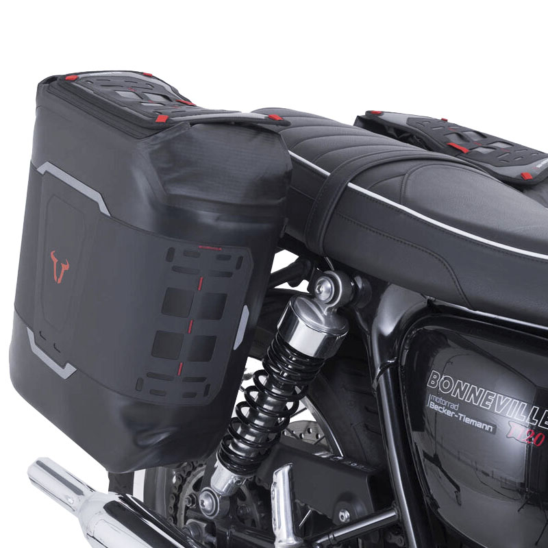 PACK DE ALFORJAS SW-MOTECH WP Y SOPORTES V-LOC TRIUMPH BONEVILLE BC.SYS.11.743.32000 | Sw Motech de moto | %brands%